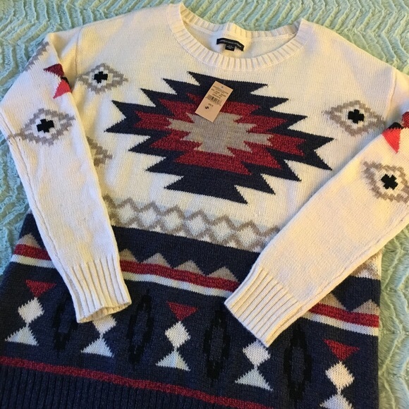 American Eagle Outfitters Sweaters - American Eagle Aztec Knit Sweater